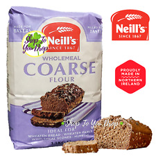 Irish Neills Wholemeal Coarse Flour 1.5kg Gift Wheaten Bread Scones Farls☘️🍞☘️