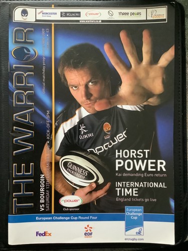 2008 worcester warriors - worcester, v