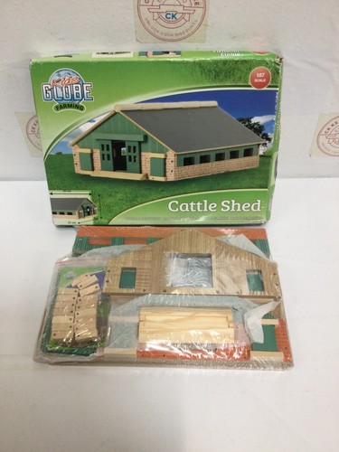 Kids globe wooden farm - wooden, shed