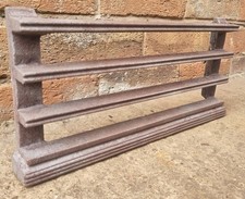 Original Victorian Cast Iron Bedroom Fireplace Bars. Replacement.spares.