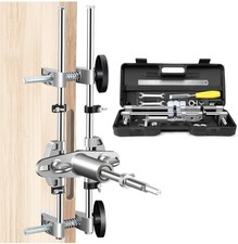 Door Lock Mortiser Kit, Lock Fitting Jig Maintenance Set Woodworking Hole Saw UK
