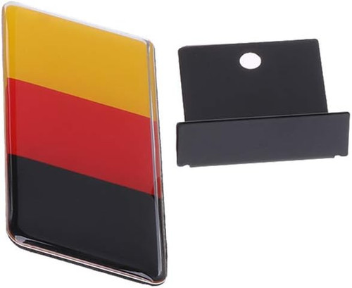 1pc german flag front grille - 1pc,
