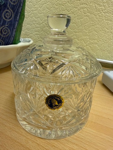 Vintage cut lead crystal - cut,