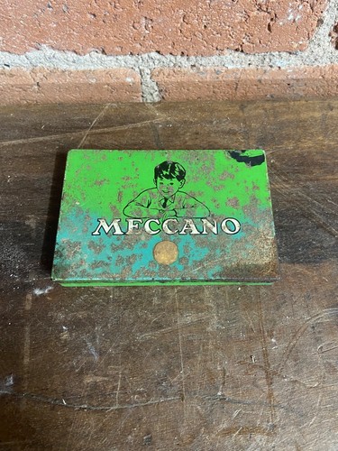 Meccano small parts tin - meccano,