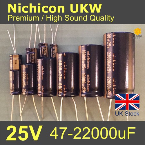 Nichicon ukw 25v premium audio - nichicon,