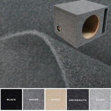 Acoustic Stretch Carpet Fabric Speakers Car Van Bass Box Choose Colour & Size