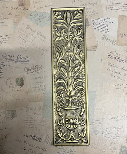 Reclaimed solid brass door - reclaimed,