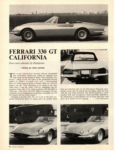 1967 ferrari 330 california - 1967,