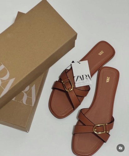 Zara size tan slider - 9,