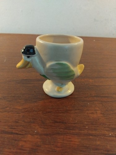 Keele street pottery duck egg - pottery,
