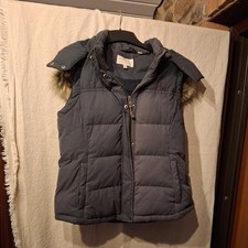 JACK WILLS NAVY BLUE FUR TRIM