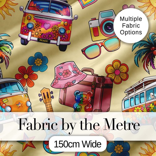 Hippie camera guitar floral - hippie,