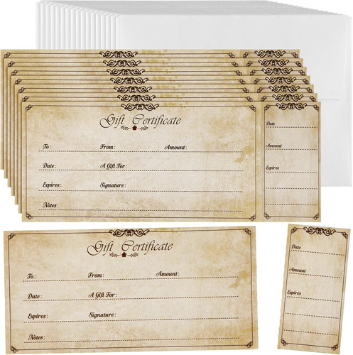 Sets gift certificates - sets,
