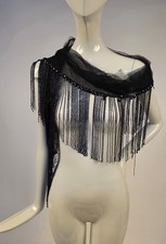 FLAPPER 1920’S BLACK JET