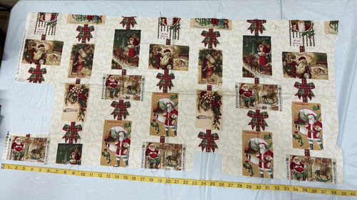 Victorian christmas fabric - victorian,