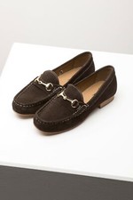 Ladies Snaffle Suede Leather