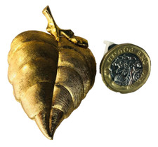 Leaf Brooch Avon with Smellies