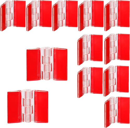 Pcs acrylic hinge clear - 12,