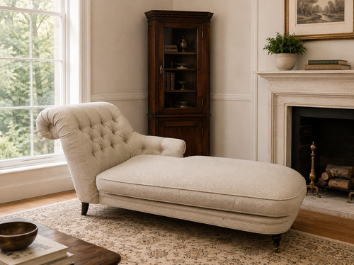 Victorian style chaise longue - style,