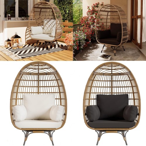 Swivel egg chair - egg, rattan