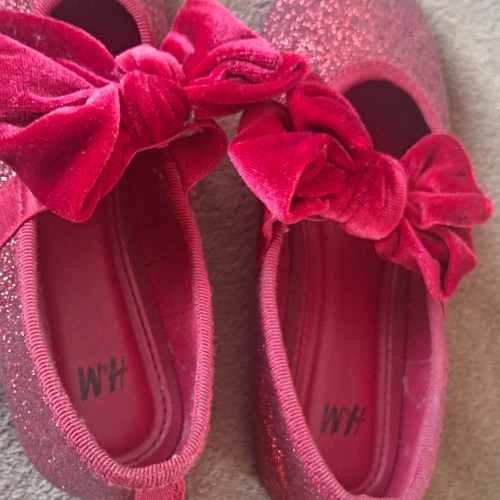 Girls pink glitter ballet - pink,