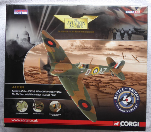 Spitfire corgi aviation - spitfire,
