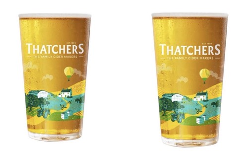 Thatchers cider pint - 2,