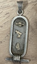 Solid Silver Egyptian Pendent 