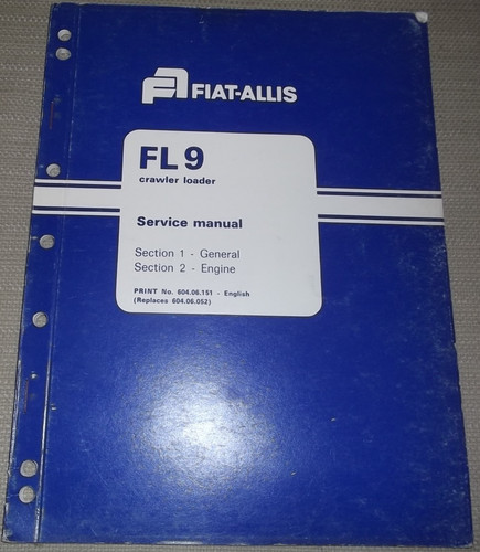 Fiat allis fl9 - fiat-allis, loader