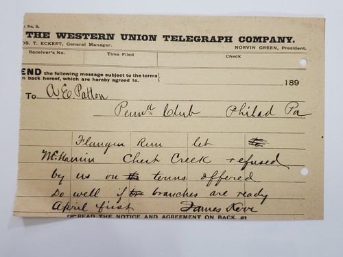 1890 telegram the western - the,