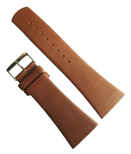 Watch strap leather brown - watch,