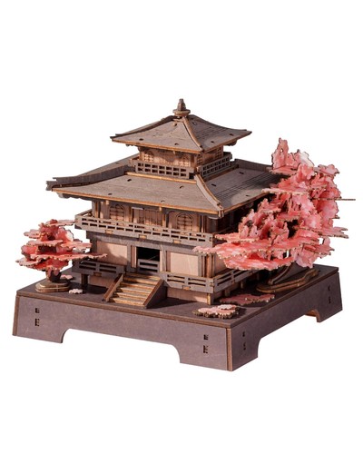 Robotime sakura pavilion - pavilion, 3d