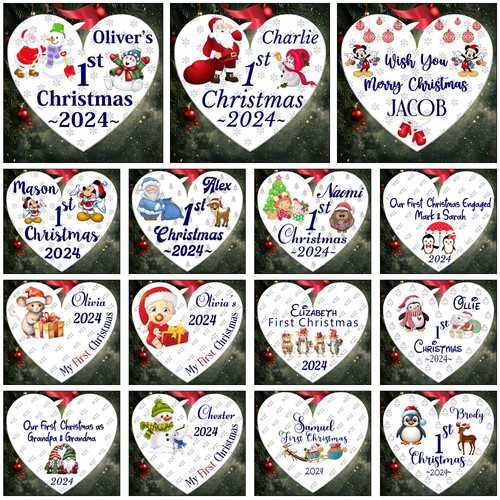 Baby first christmas bauble - baby,