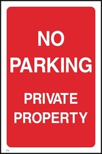 No Parking Private Property