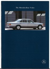 Mercedes-Benz S-Class W126 1990-1991 UK Market Brochure 300 420 500 560 SE SEL