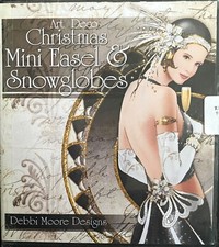 Debbie Moore Designs - Art Deco Christmas Mini Easel & Snowglobes CD Rom Craft