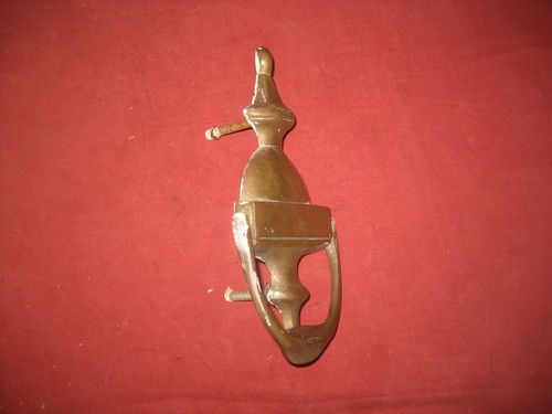 Vintage brass door knocker