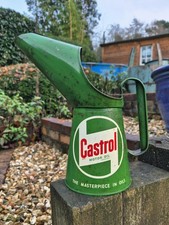 Vintage Castrol Motor Oil Pourer Jug Can ~ Quart Size