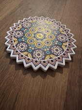 Moroccan Mosaic Ceramic Coaster Set of 6