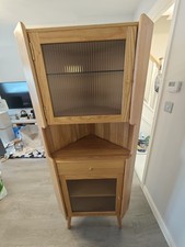 Solid wood corner display - solid,