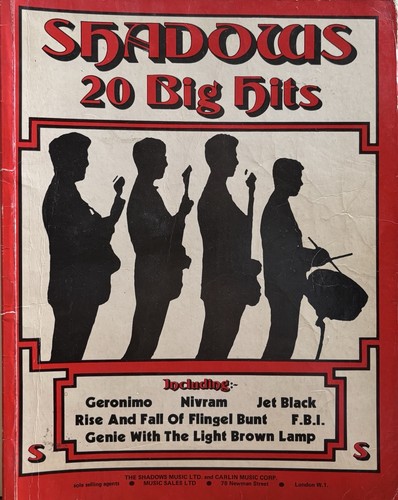 The shadows big hits - hits, sheet