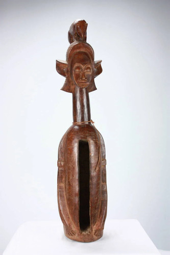 Yaka diviner slit drum - diviner’s,