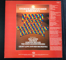 Andrew Lloyd Webber Joseph And The Amazing Technicolor Dreamcoat Vinyl Record LP