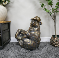 Large Resin Vintage Style Bear