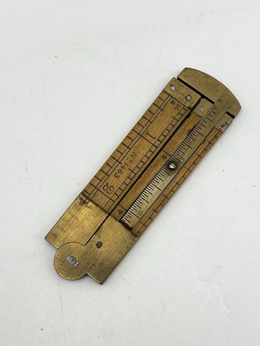 Antique boxwood and brass - 6”,