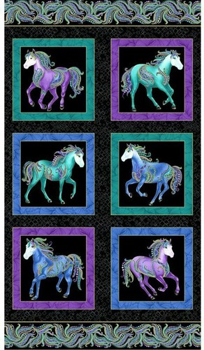 Horsen around metallic rainbow - horsen,