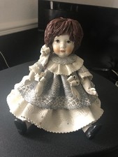 rare antque ZAMPIVA PORCELINE10" DOLL LIMITED EDITION