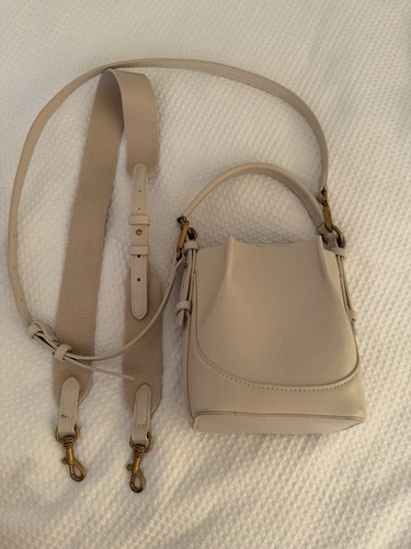Zara cream bucket bag - cream,