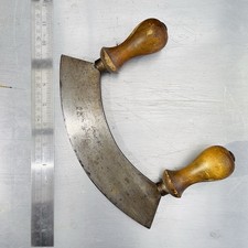 True antique english mezzaluna - english,