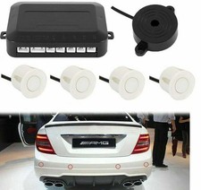 4x white Parking Sensors Car
